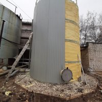 Утепление аккумуляторного бака