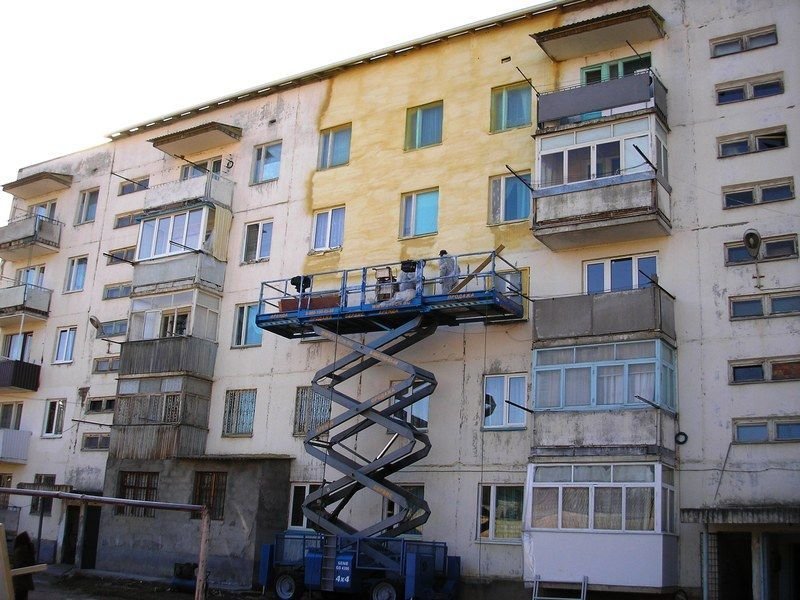 Внешнее утепление стен Внешнее утепление стен